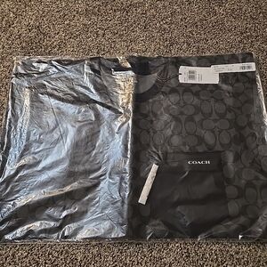 Coach Black Signature Tee